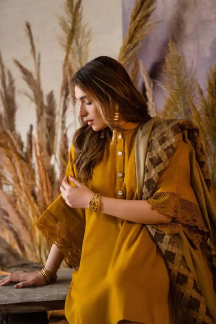 Natasha Kamal - Maple - mustard - Wool - 3 Piece - Studio by TCS