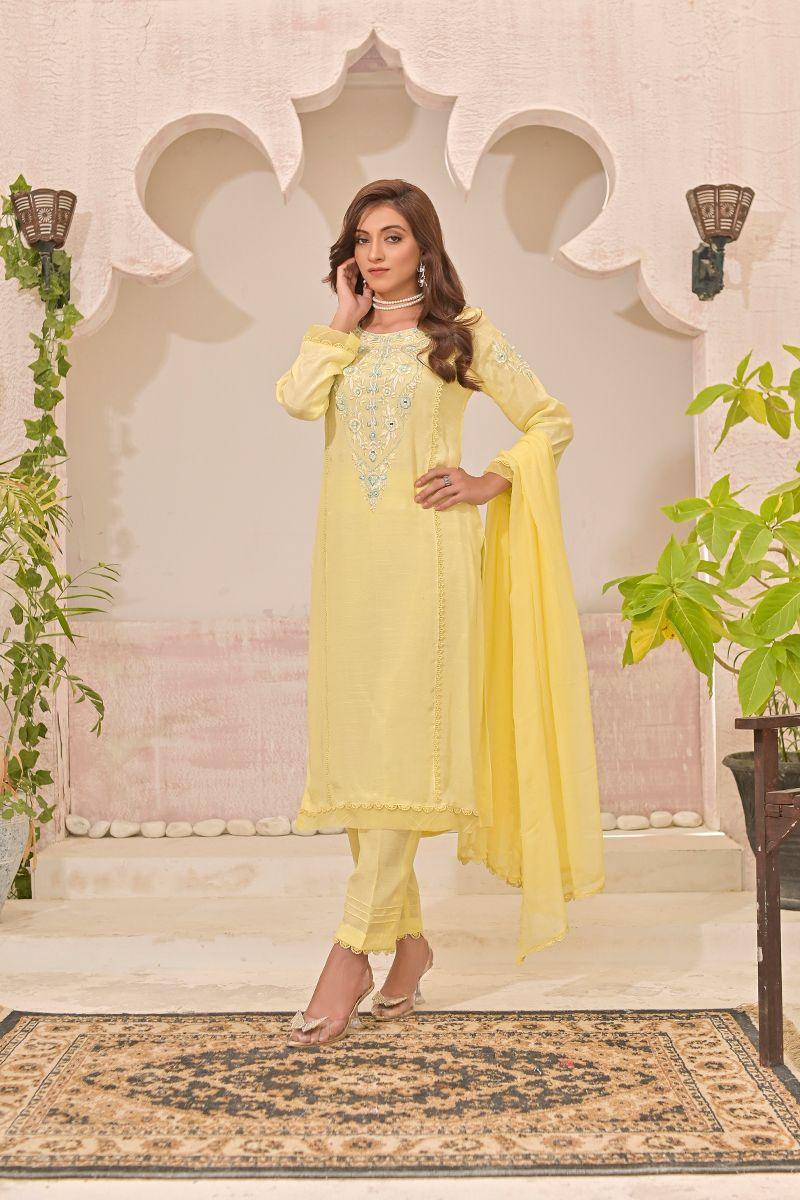 Ruby Couture - MEHR MAH  - Raw Silk  - 3 Piece