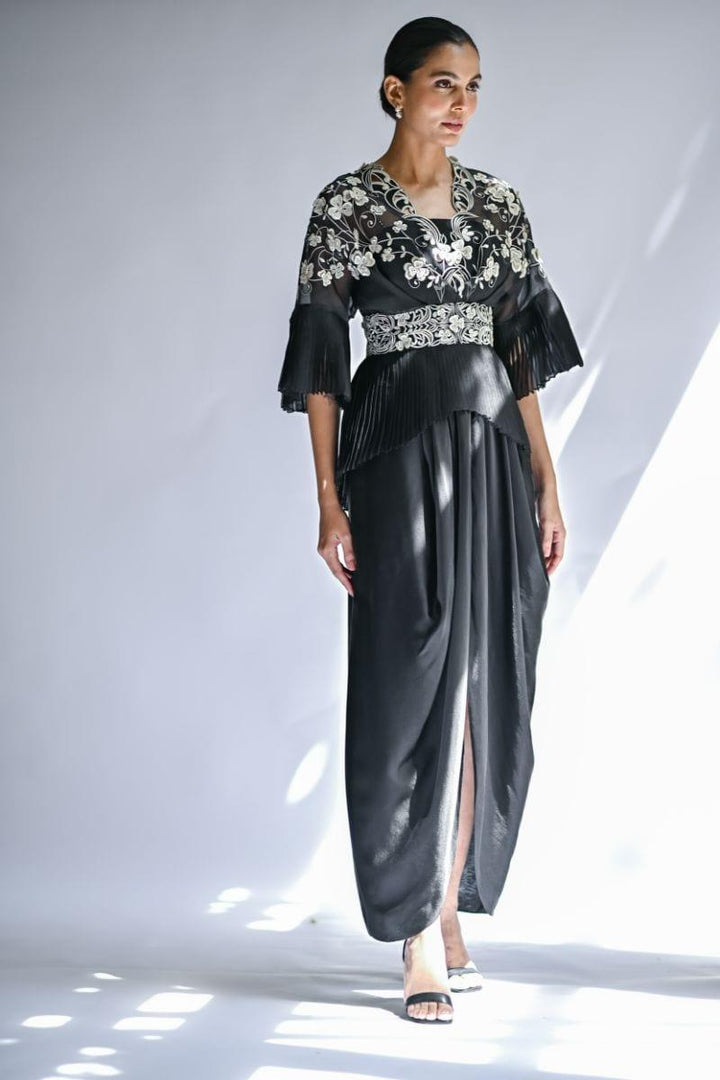 Sania Maskatiya - Ana - ORGANZA - Black - 2 Piece - Studio by TCS