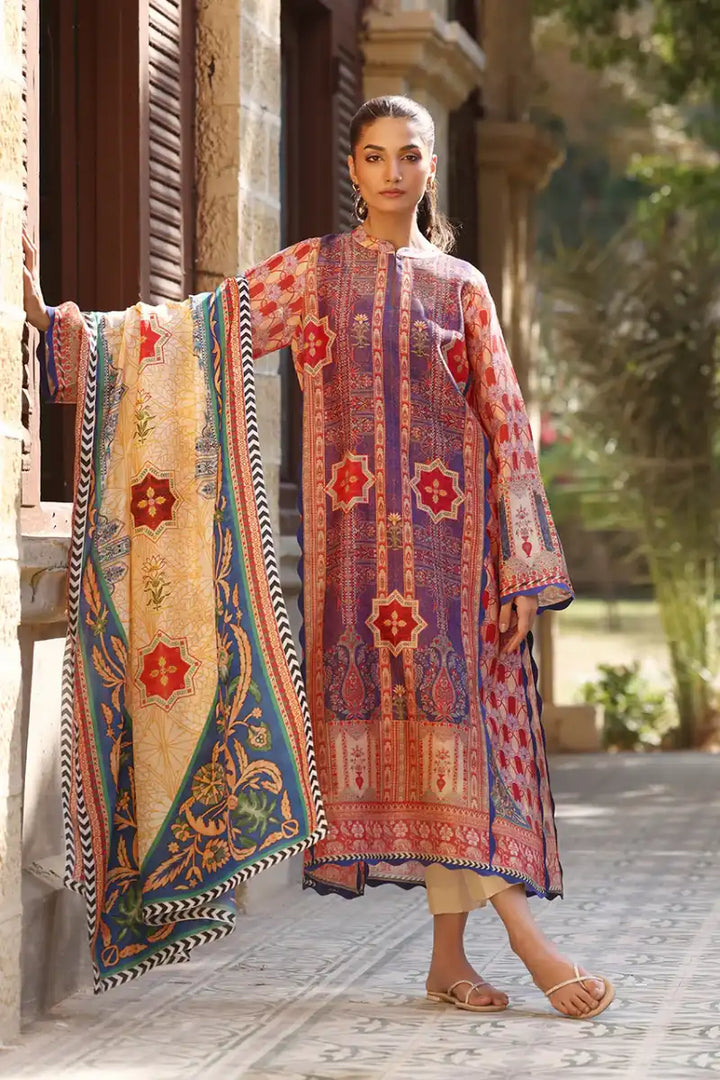 Sania Maskatiya - Nisra - Cotton Net/Medium Silk - 3 Piece