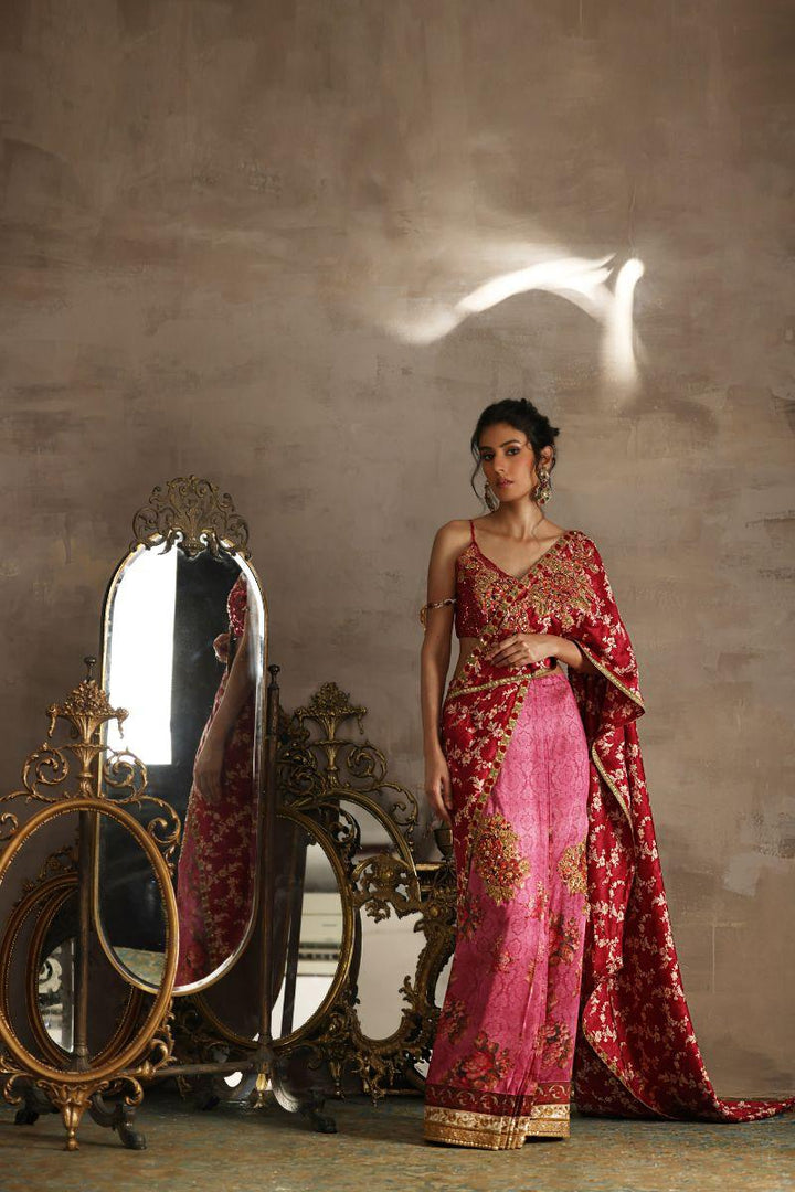 Shamaeel - RR - 02 - Sheesha Silk - Saree - 2 Piece