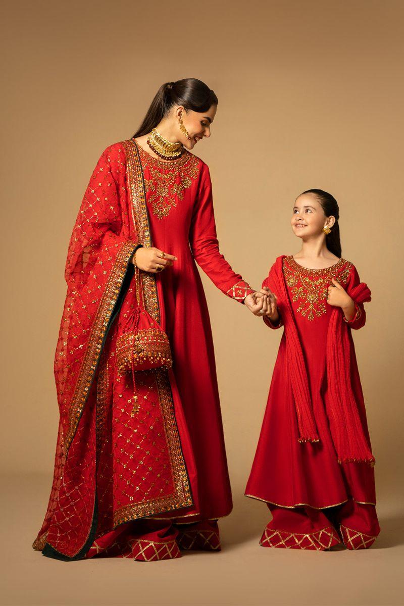 Fozia Khalid Kids - Scarlet Dynasty - 3 Piece