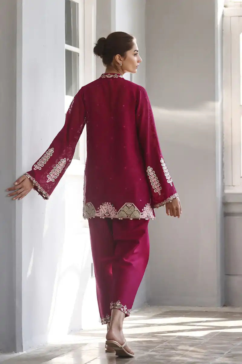 Sania Maskatiya - Rea - Cotton Net & Raw Silk - 2 Piece