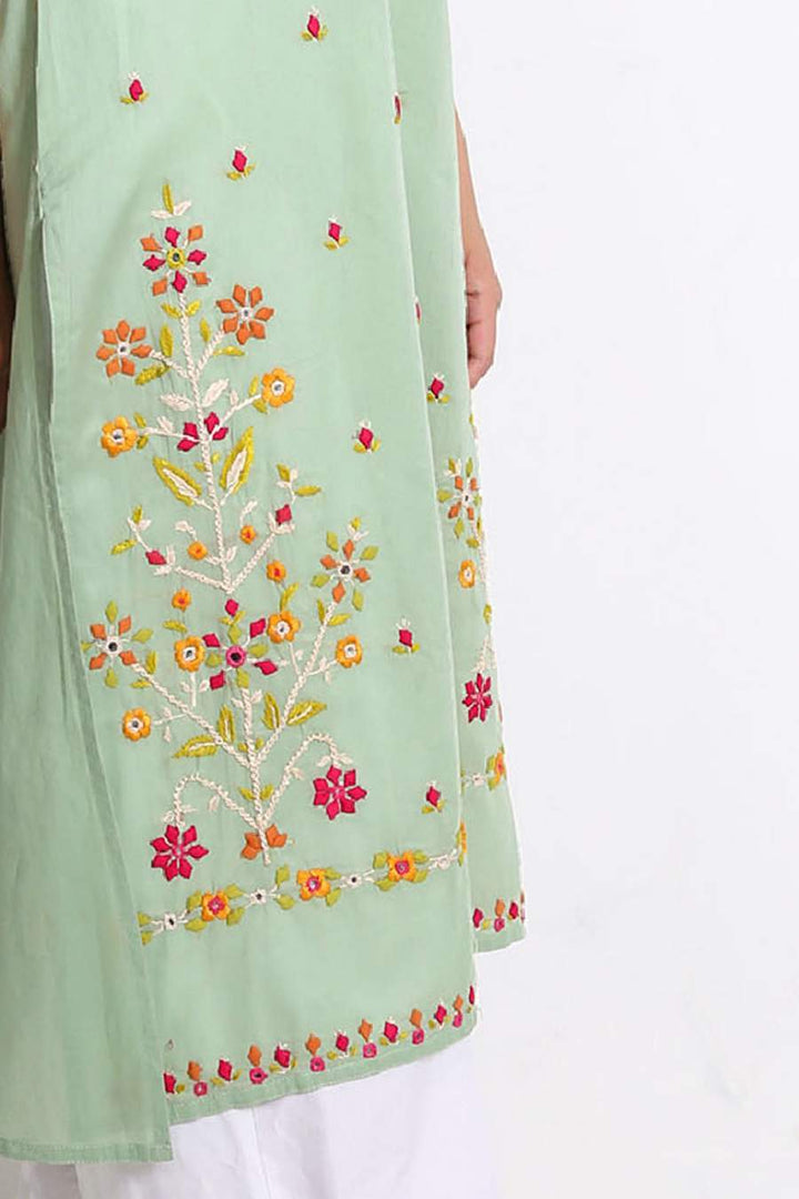 Generation - Sea Green Sarang Kurta - 1 PC