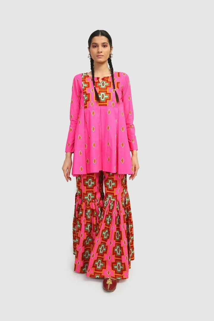 Generation - Pink Kashida Kari - 2 PC - Studio by TCS