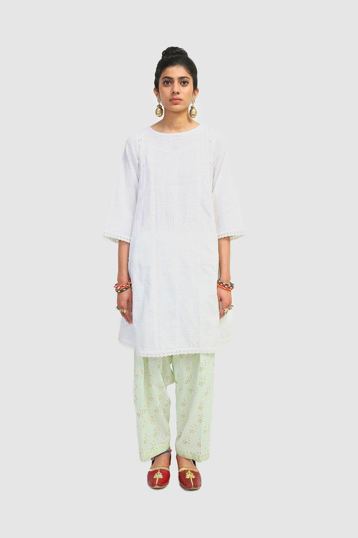 Generation - Sea Green Shalwar Guzel - 1 PC