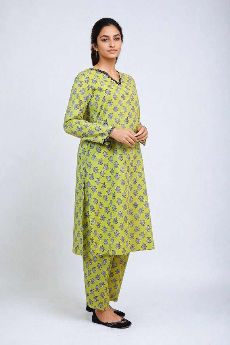 Generation - Sarasa 2-Piece Suit - Yellow - Lawn