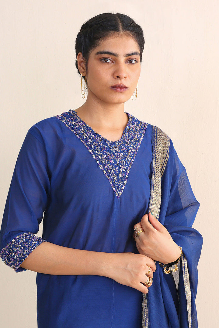 Generation - Balochi Begum - Blue - Cotton - 3 Piece