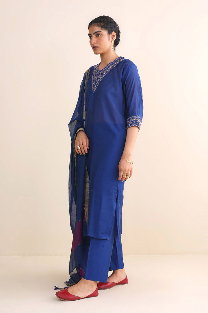 Generation - Balochi Begum - Blue - Cotton - 3 Piece