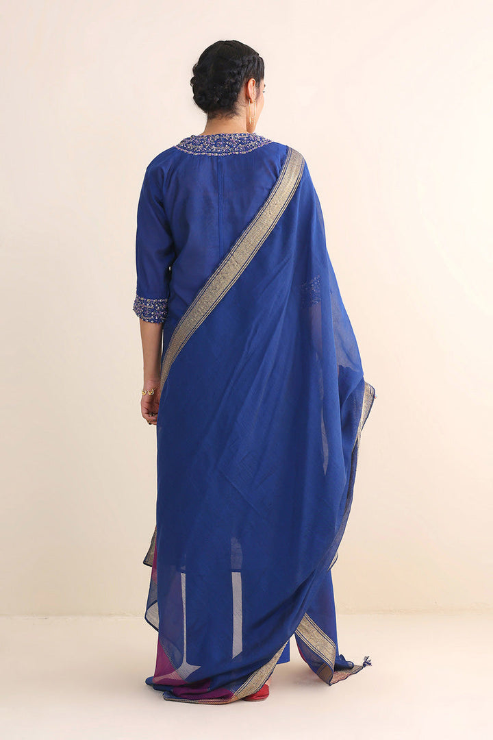 Generation - Balochi Begum - Blue - Cotton - 3 Piece