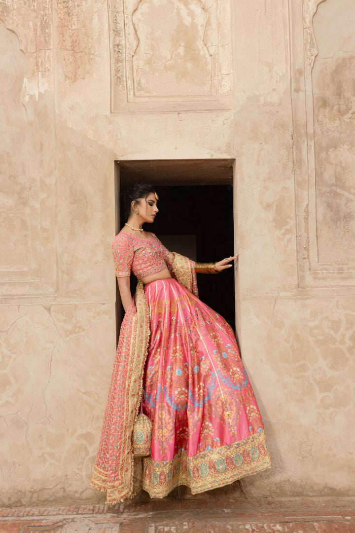 Maria Osama Khan - SAFIYA - PINK - Grip Silk & ORGANZA - 3 Piece