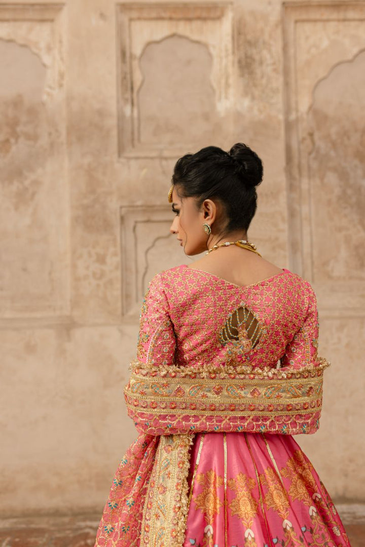 Maria Osama Khan - SAFIYA - PINK - Grip Silk & ORGANZA - 3 Piece