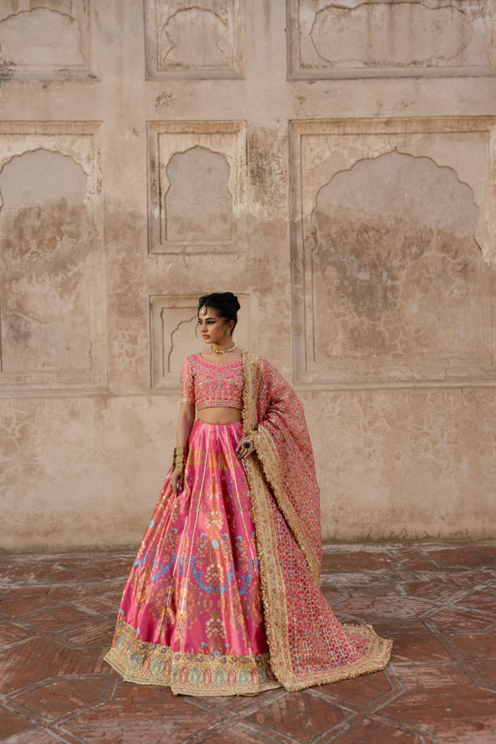 Maria Osama Khan - SAFIYA - PINK - Grip Silk & ORGANZA - 3 Piece