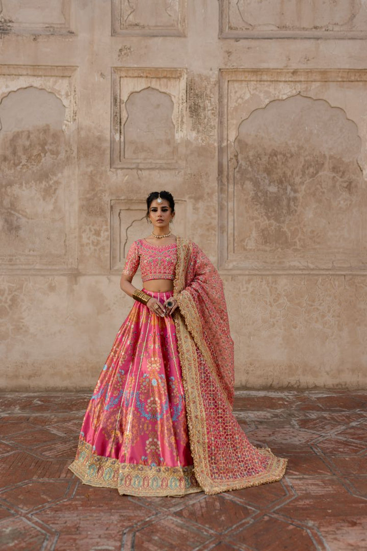 Maria Osama Khan - SAFIYA - PINK - Grip Silk & ORGANZA - 3 Piece