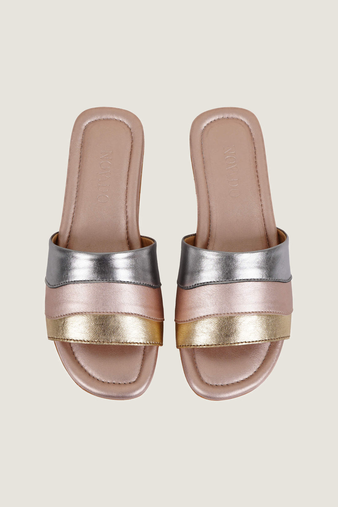 Novado - Flat Leather Sandals