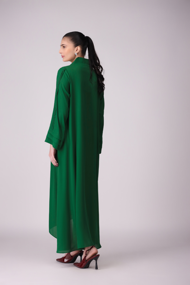 La Rosaa - LW Green Long Dress - Green - 1 Piece