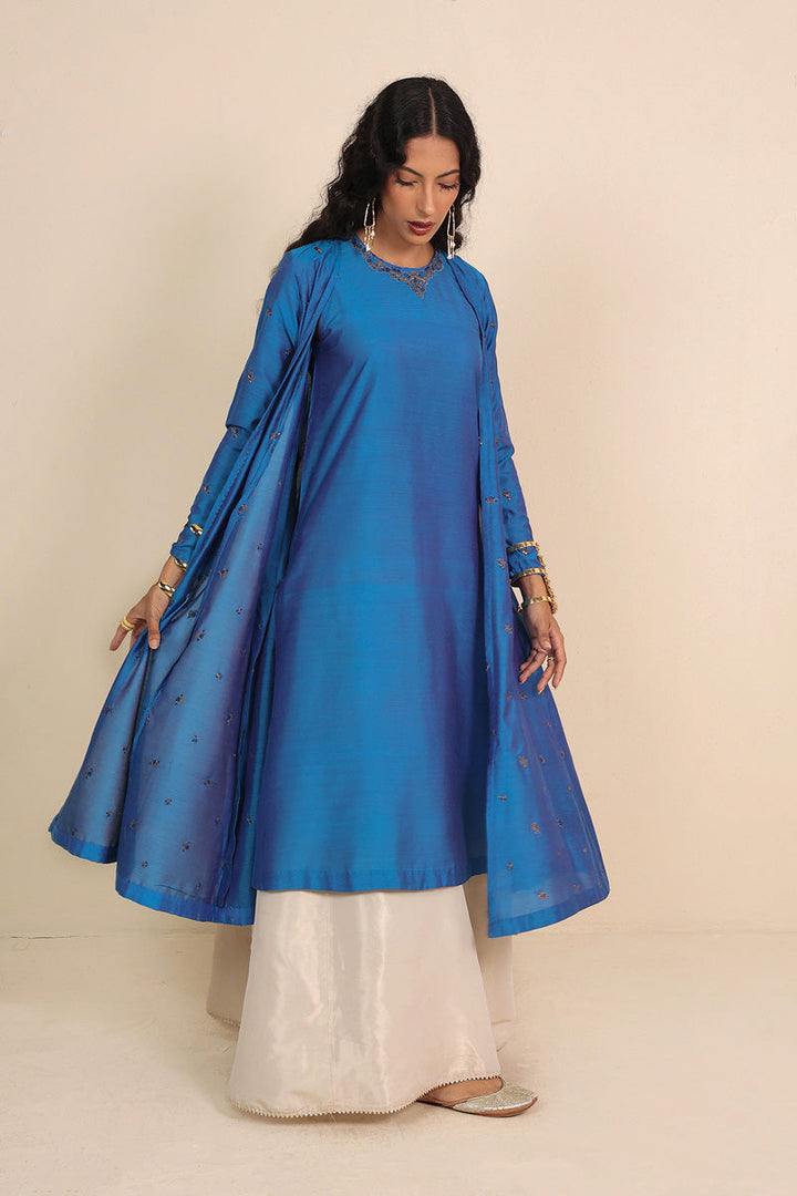 Generation - Musawirana - Blue - Cotton Chanderi Blend - 2 Piece