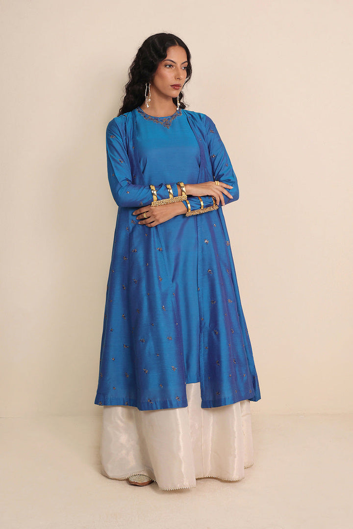 Generation - Musawirana - Blue - Cotton Chanderi Blend - 2 Piece