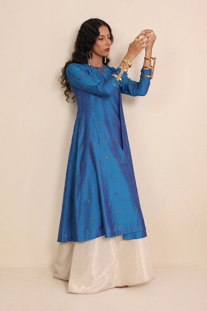 Generation - Musawirana - Blue - Cotton Chanderi Blend - 2 Piece