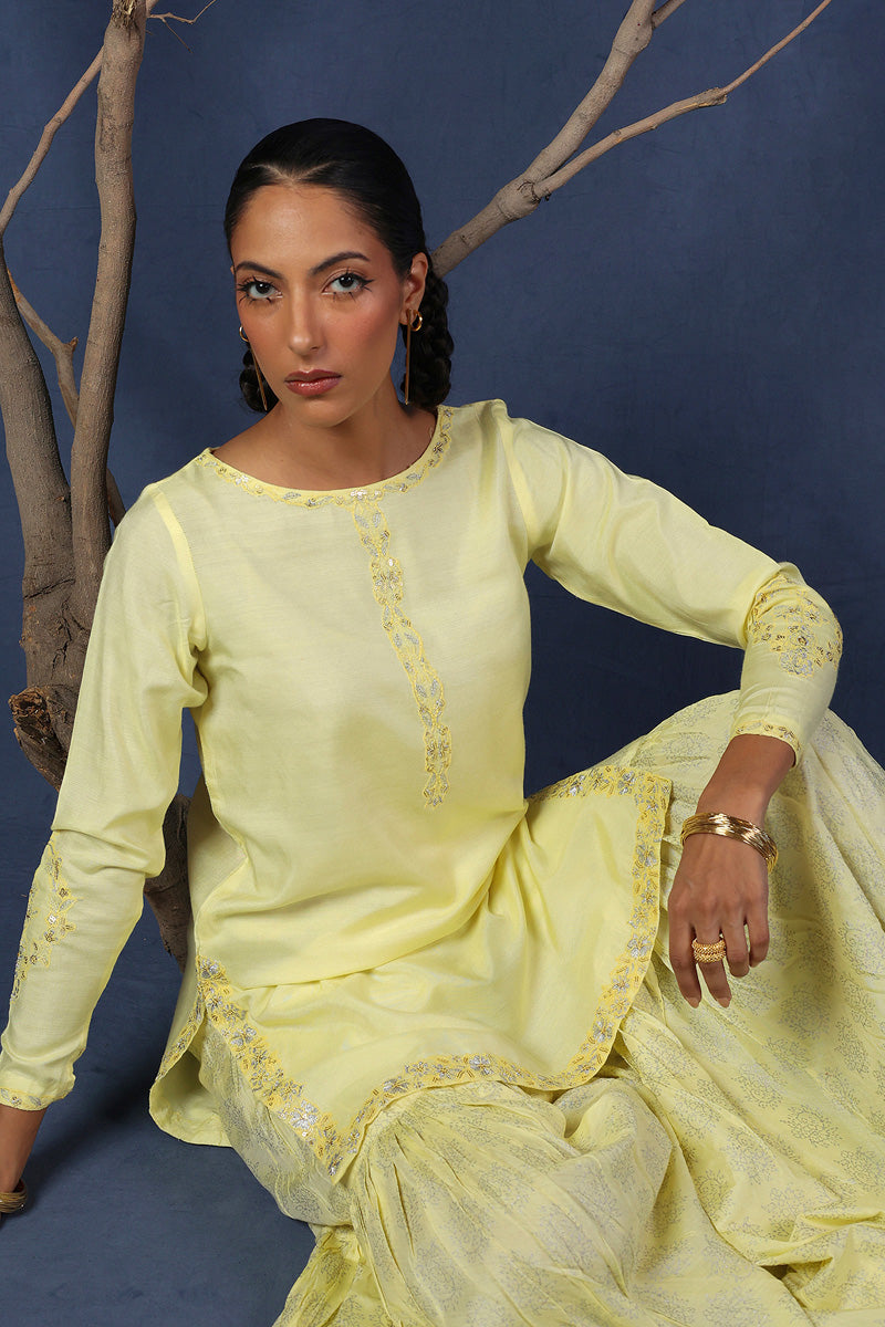 Generation - Musawirana - Green - Cotton Chanderi Blend - 2 Piece