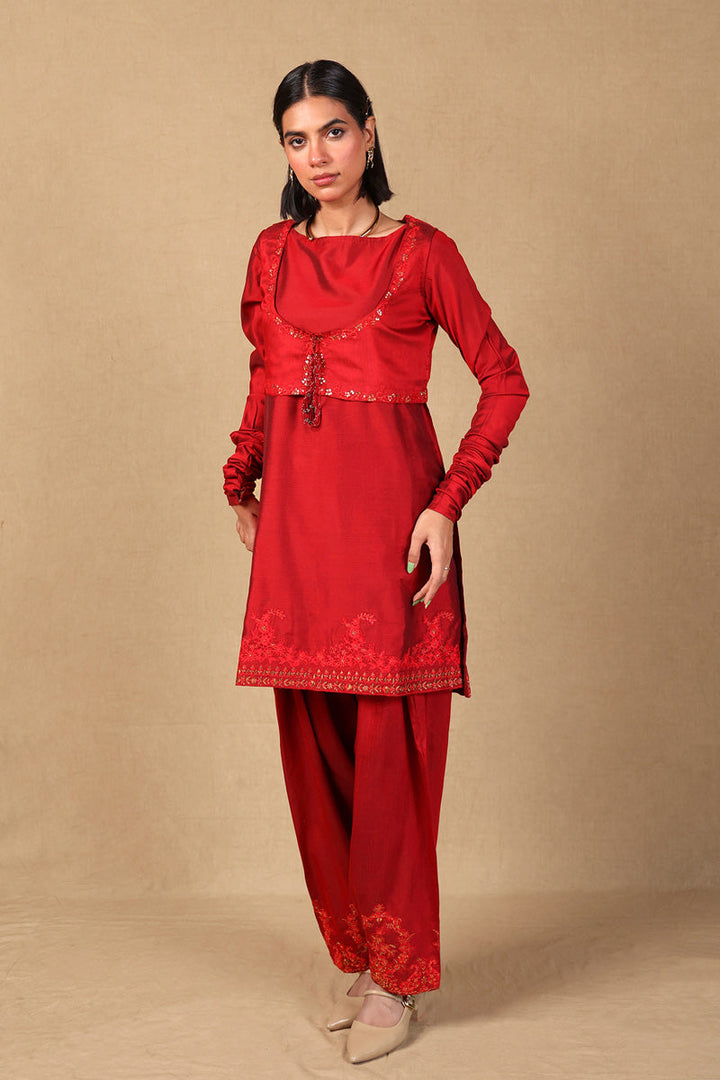 Generation - Regal Musawirana 2 Piece - Cotton - Red