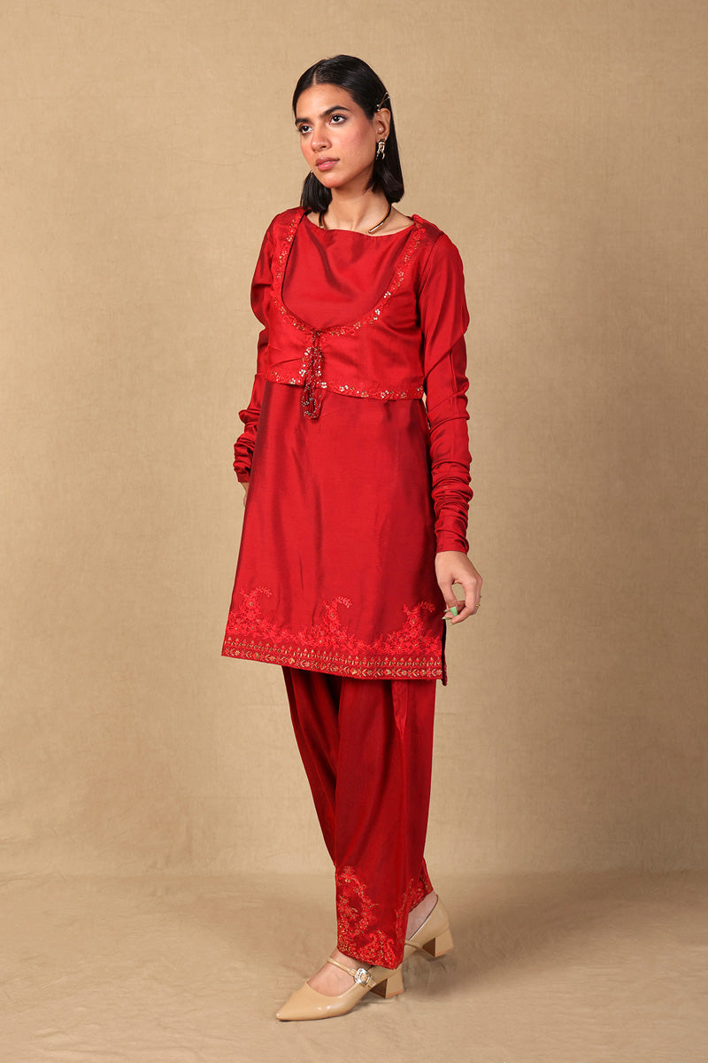 Generation - Regal Musawirana 2 Piece - Cotton - Red