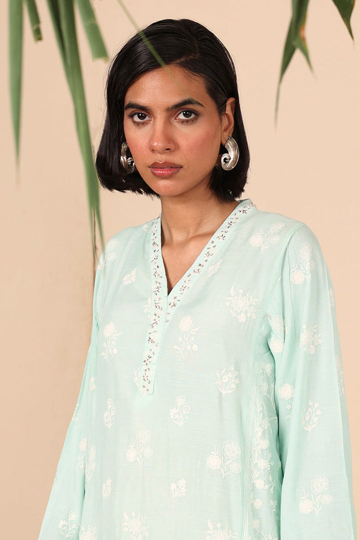 Generation - Lumban 2 Piece - Silk - Ferozi