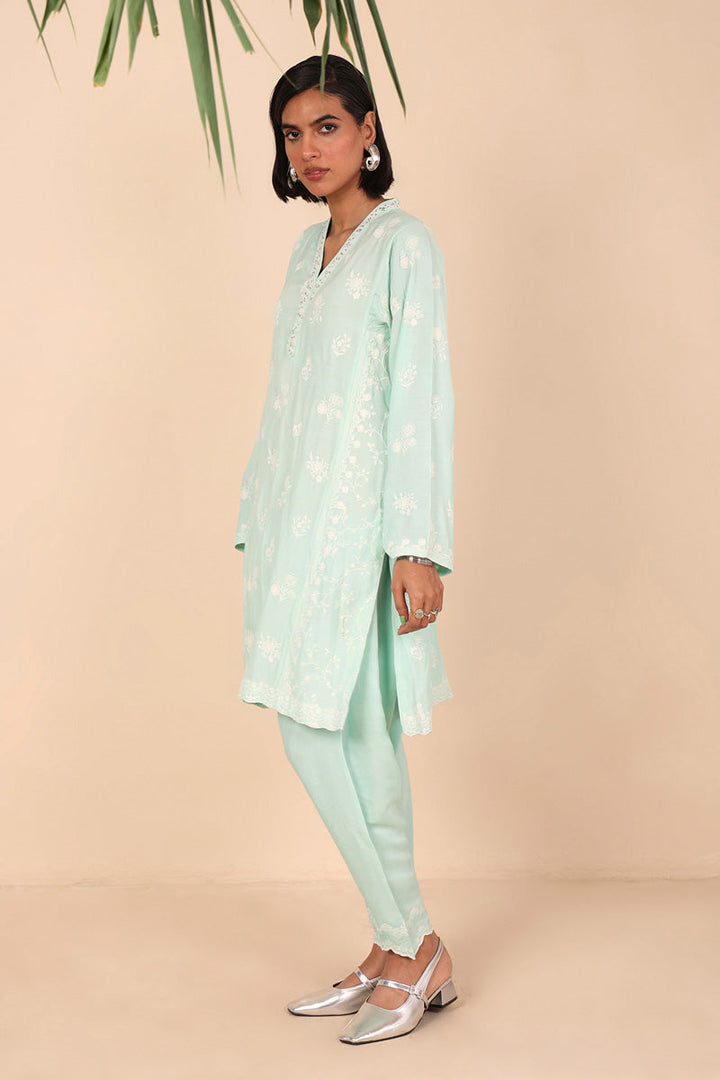 Generation - Lumban 2 Piece - Silk - Ferozi