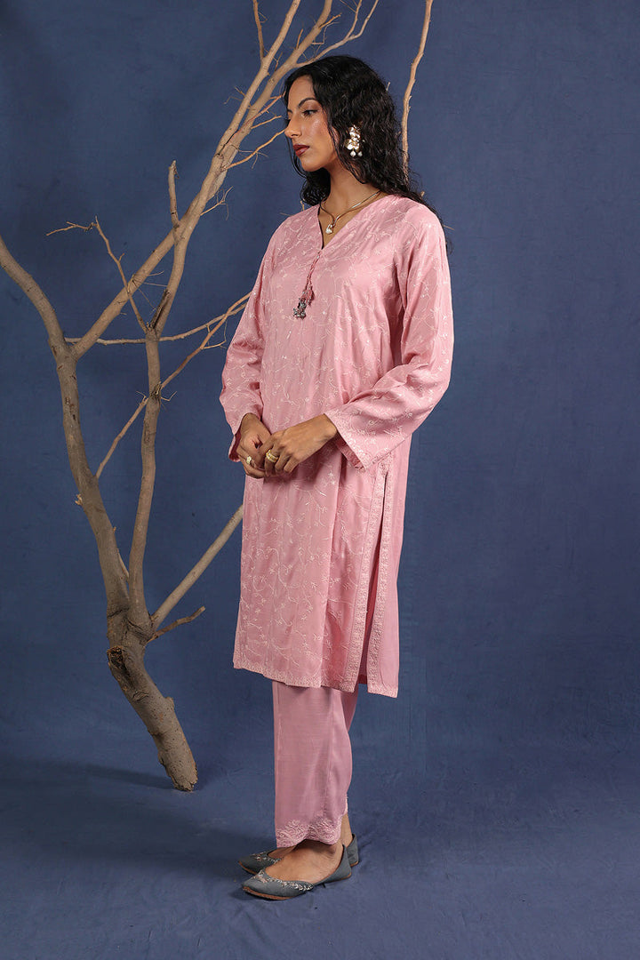 Generation - Tasseled Musawirana - Pink - Raw Silk - 2 Piece