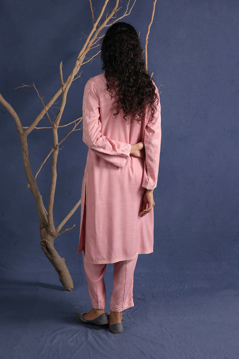 Generation - Tasseled Musawirana - Pink - Raw Silk - 2 Piece