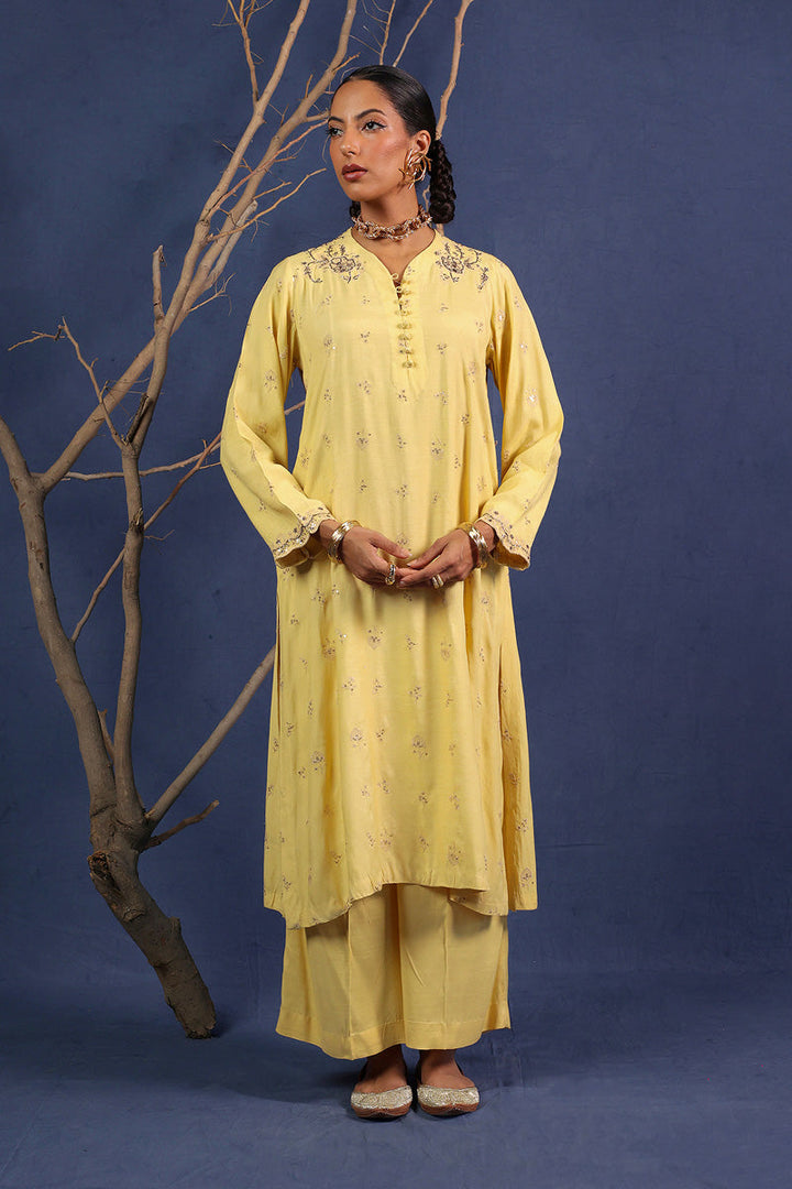 Generation - Motif Lumban - Yellow - Raw Silk - 2 Piece