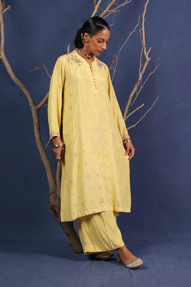 Generation - Motif Lumban - Yellow - Raw Silk - 2 Piece