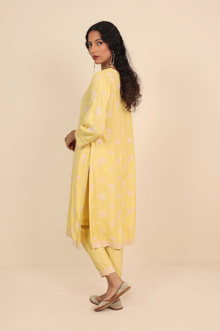 Generation - Botanic Lumban - Yellow - Raw Silk - 2 Piece