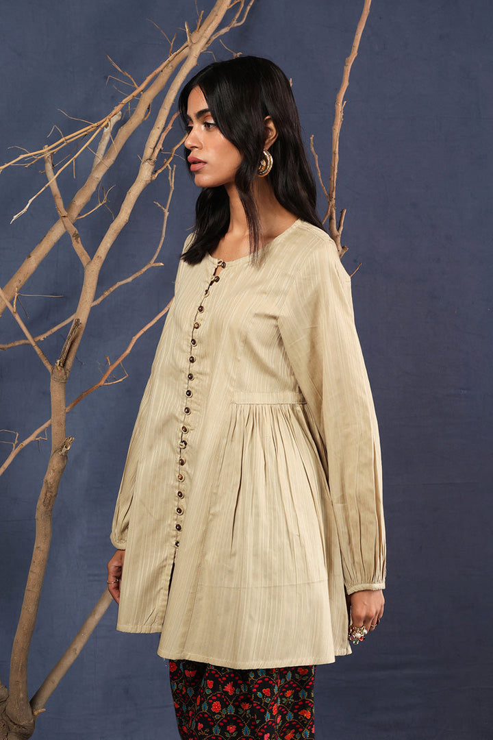 Generation - Khizan Top - Cambric - Beige - 1 Piece