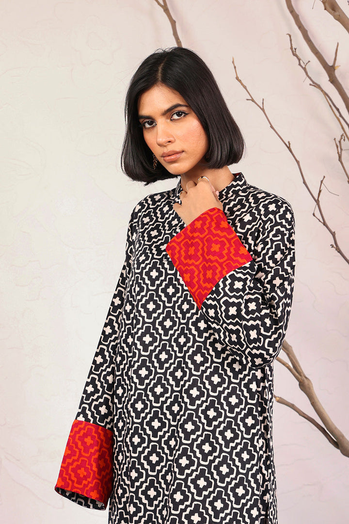 Generation - Print Blocked Zawiya - Black - 2 Piece