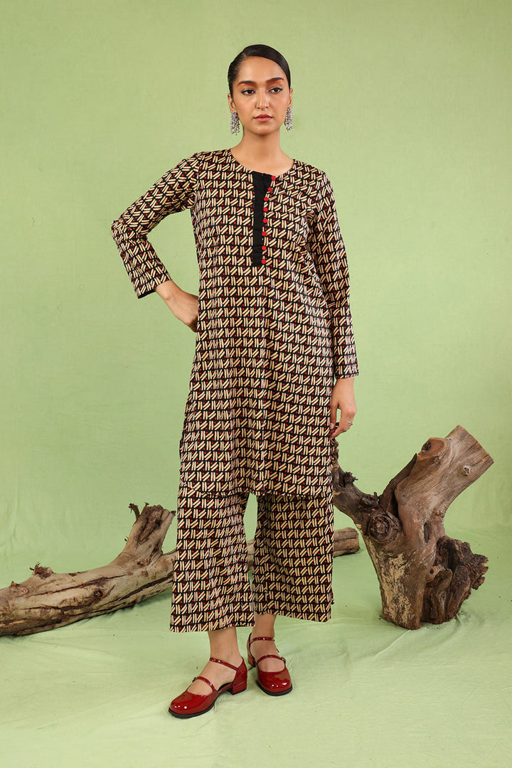 Generation - Coordinated African Safari 2 Piece - Cambric - Black