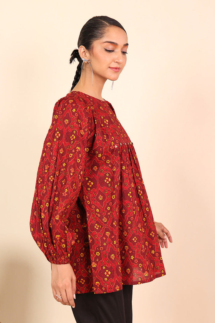 Generation - Persian Top - Maroon - Cambric - 1 Piece