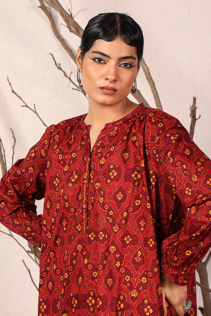 Generation - Printed Persian 2 Piece - Cambric - Maroon