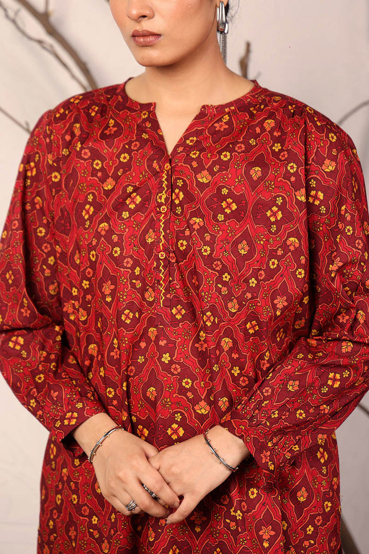 Generation - Printed Persian 2 Piece - Cambric - Maroon