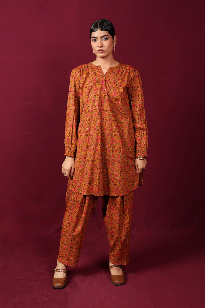 Generation - Printed Persian 2 Piece - Cambric - Maroon