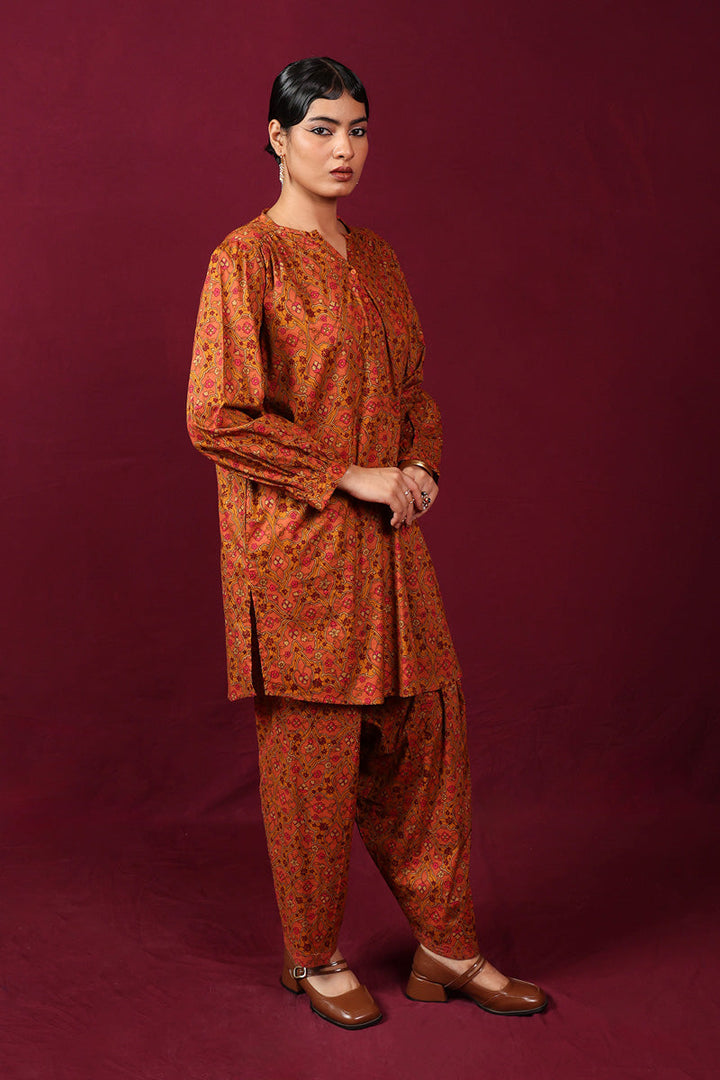 Generation - Printed Persian 2 Piece - Cambric - Maroon