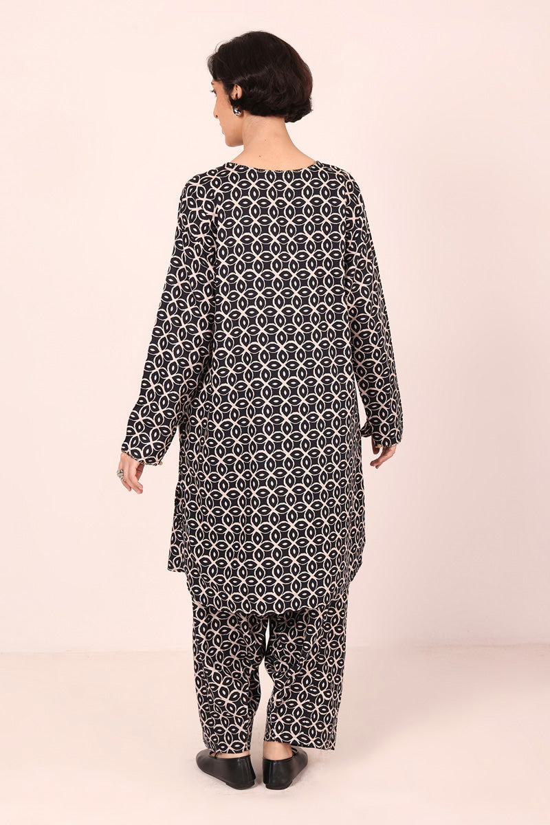 Generation - Printed Zawiya - Cambric - Black - 2 Piece