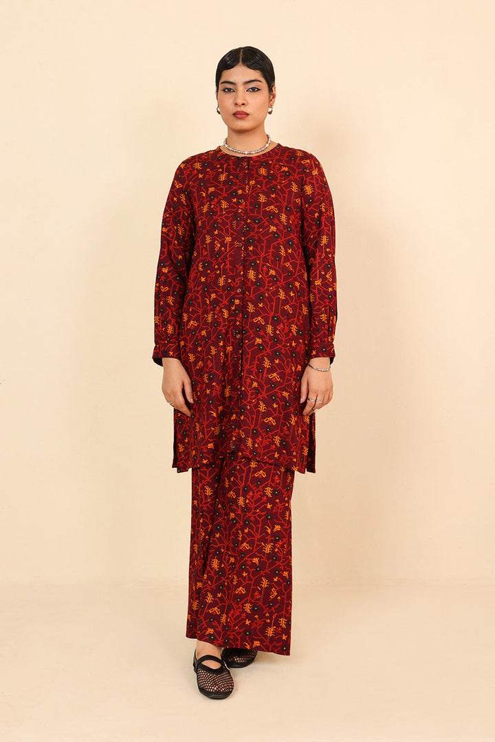 Generation - Contemporary Qaleen - Maroon - 2 Piece