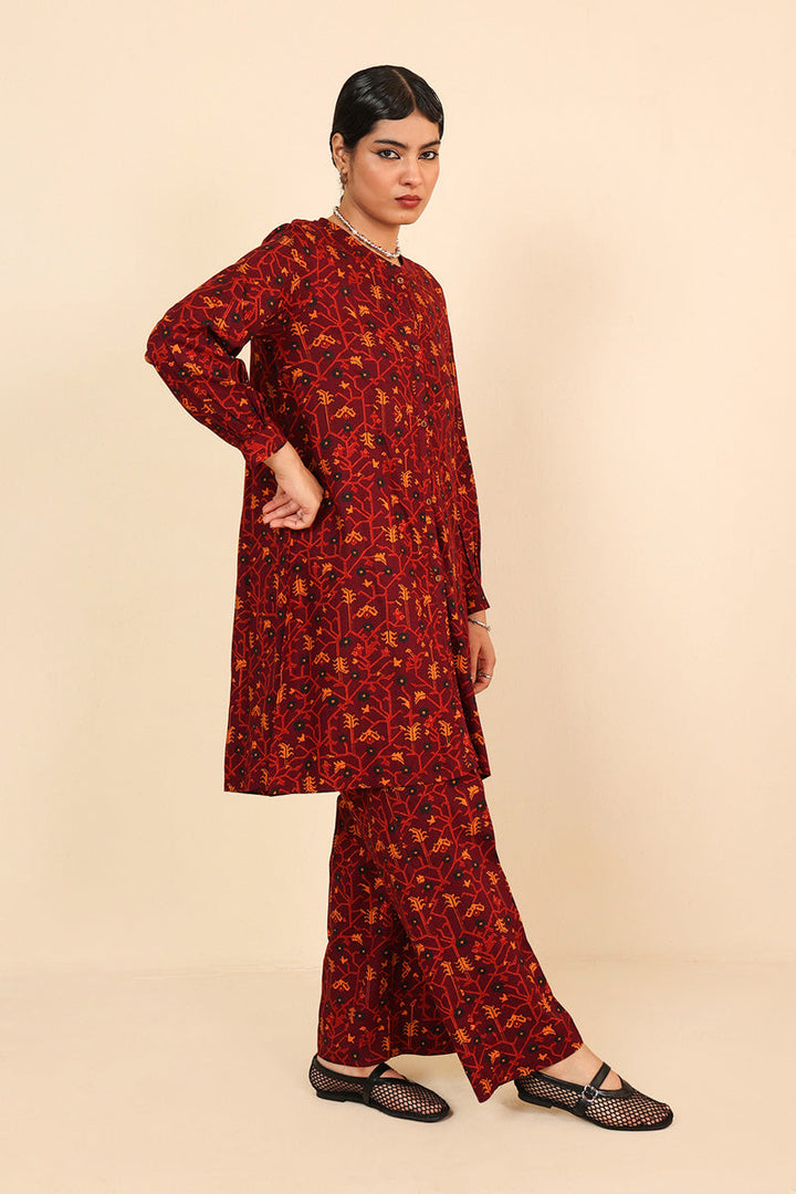 Generation - Contemporary Qaleen - Maroon - 2 Piece