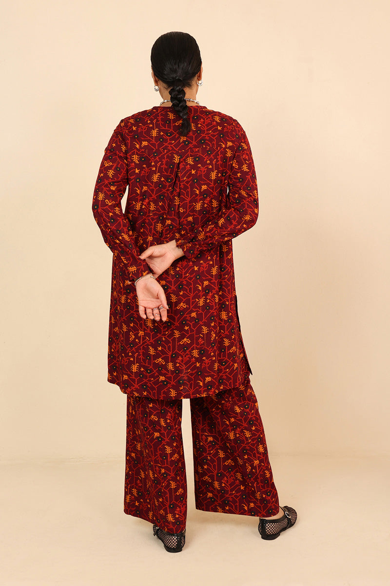 Generation - Contemporary Qaleen - Maroon - 2 Piece