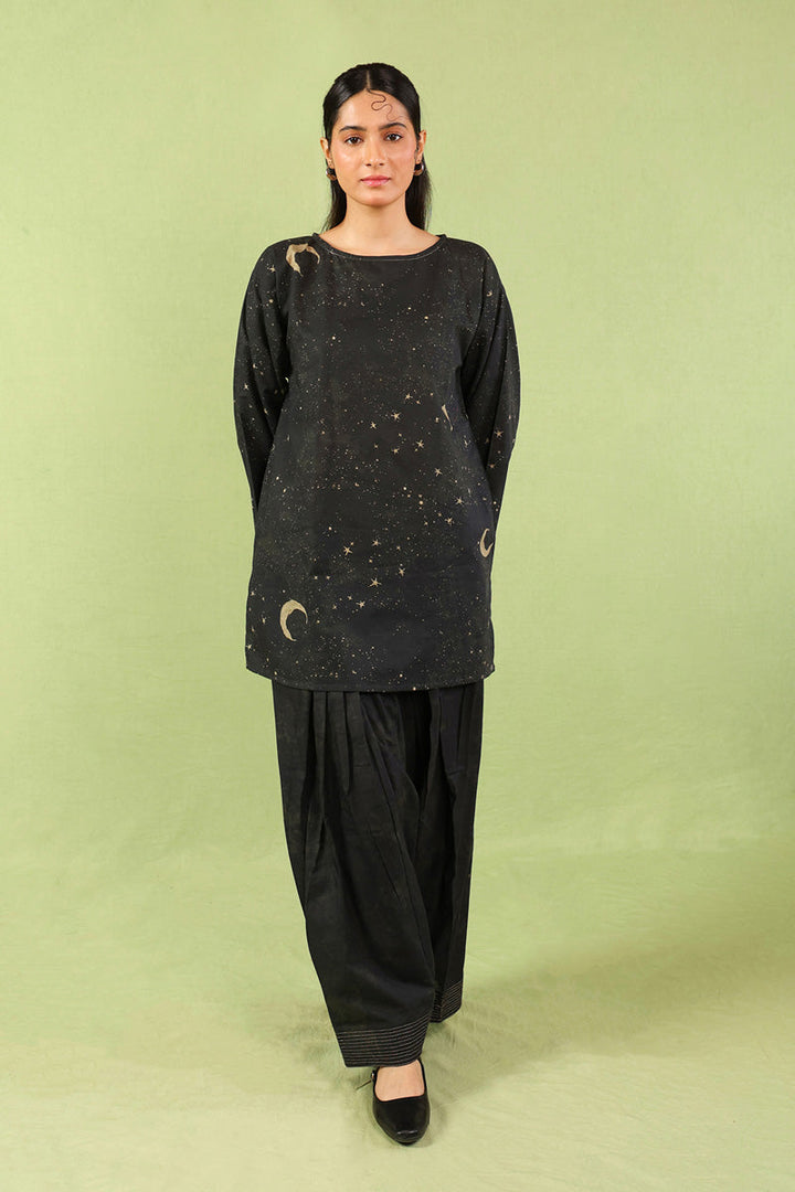 Generation - Cosmic Galaxy - Slub Khaddar - Black - 2 Piece