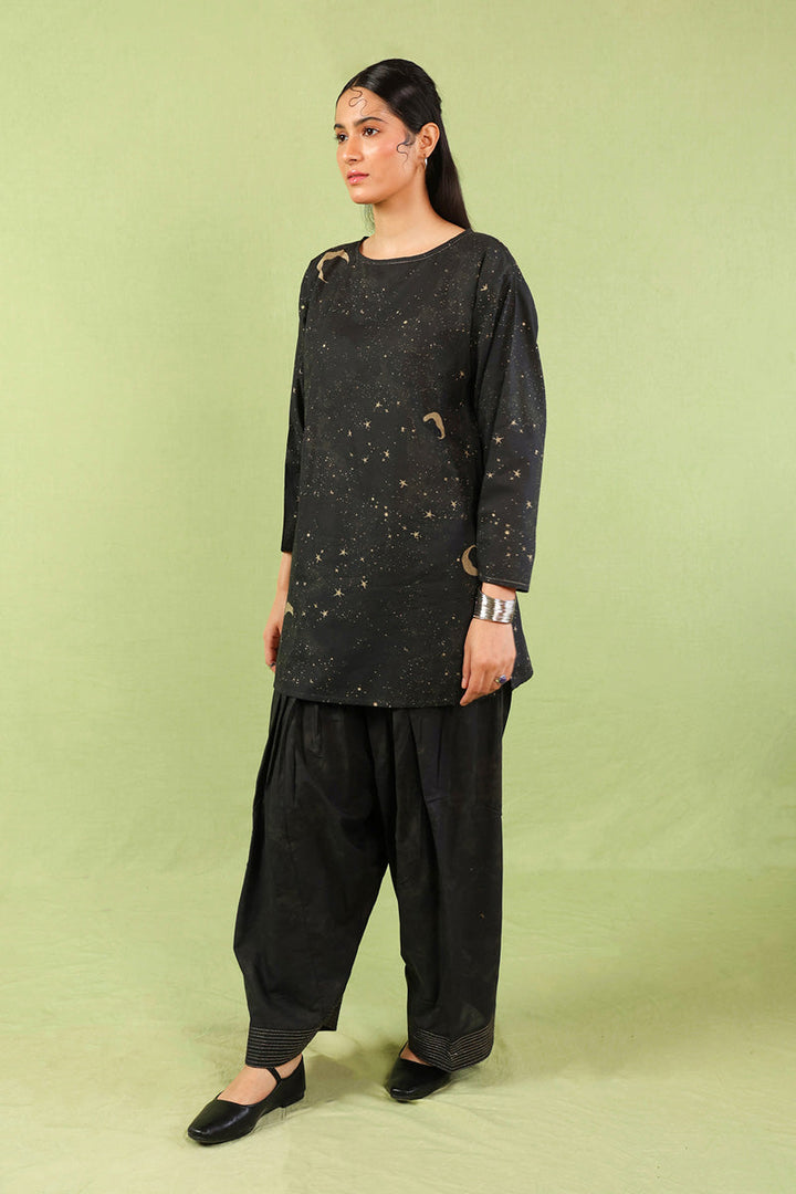 Generation - Cosmic Galaxy - Slub Khaddar - Black - 2 Piece