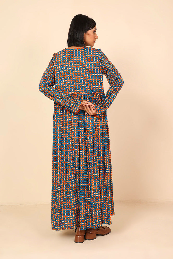 Generation - Checkered Dress - Cambric - Beige - 1 Piece