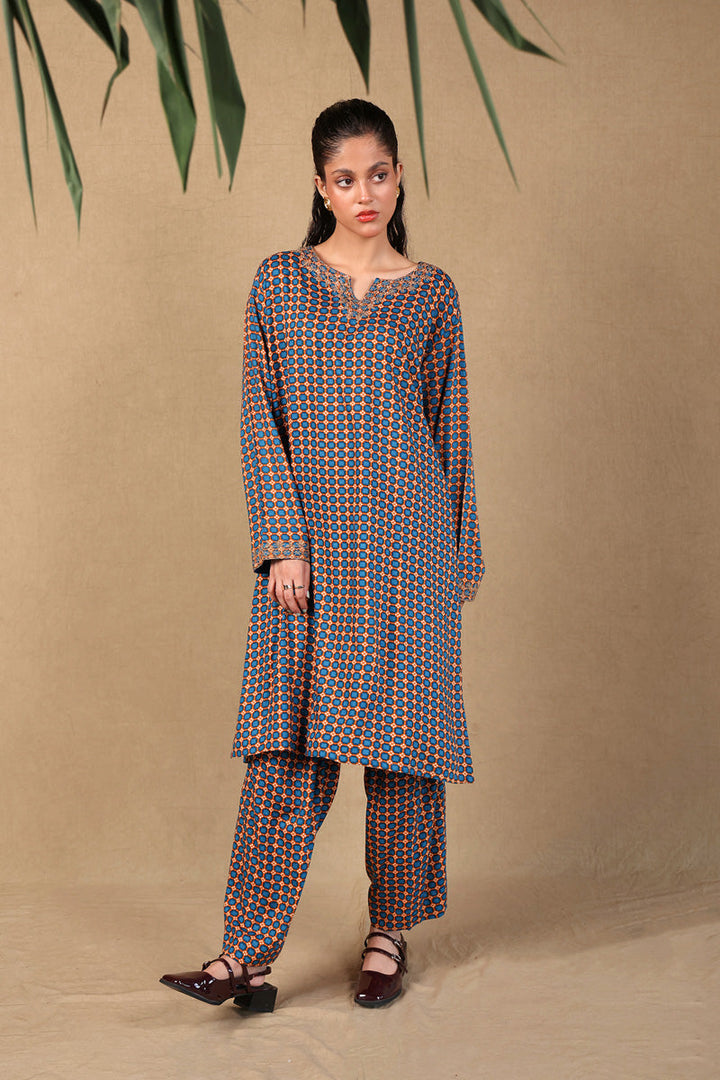 Generation - Mono Checkered 2 Piece - Cambric - Blue