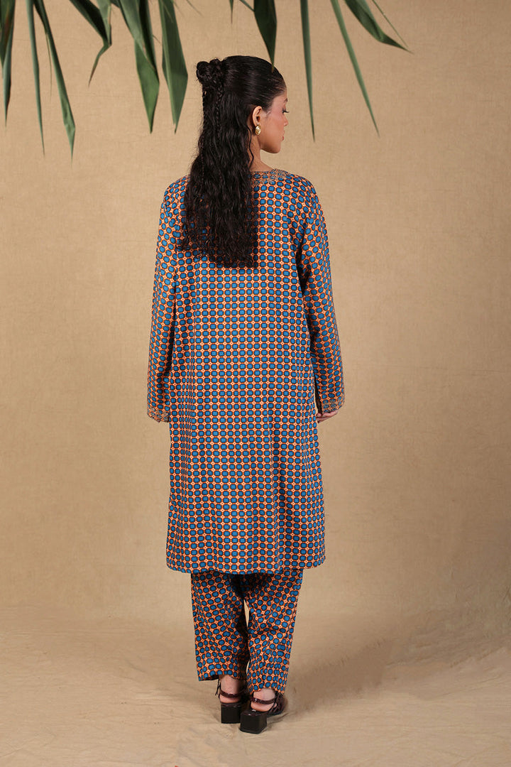 Generation - Mono Checkered 2 Piece - Cambric - Blue